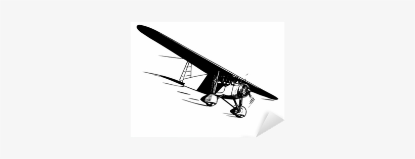 Airplane In Flight - Wall Decal, transparent png download