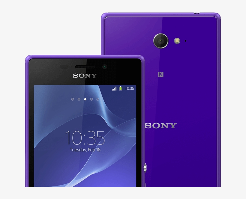 Xperia™ M2 - Sony Xperia M2 - Dual-sim - 8 Gb - Purple - Unlocked, transparent png download