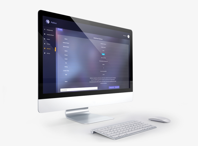 Build And Scale Your Referral Network - Desktop Computer, transparent png download