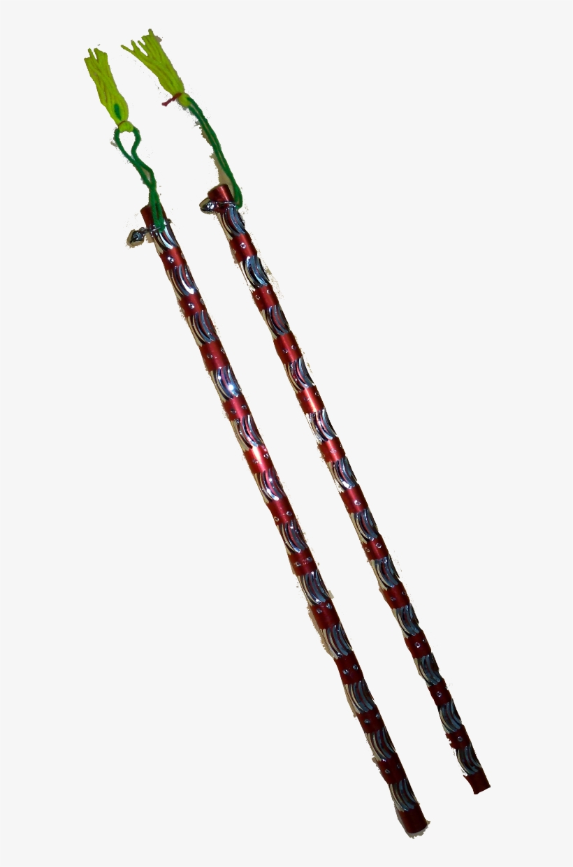 Red Aluminium Bombay Cut Dandiya For Navratri For Navratri - Dandiya Raas, transparent png download