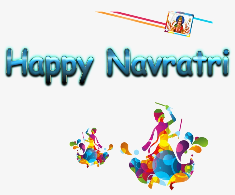 Garba Happy Navratri Wishes, transparent png download