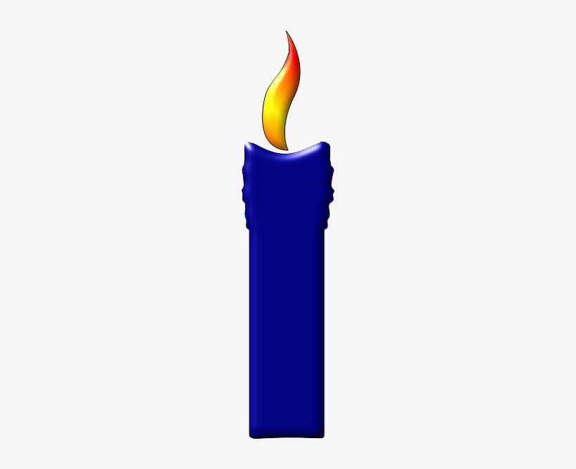 Blue, Candle, Light - Sviečka Png, transparent png download