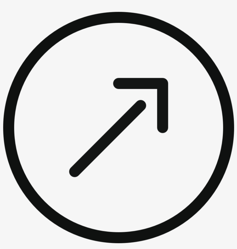 Arrow Circle Up Right - Academy Films Logo, transparent png download