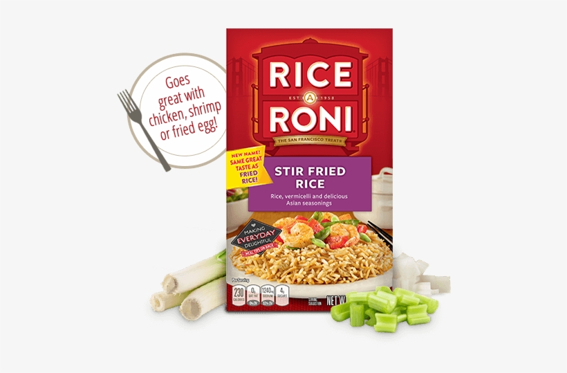 Stir Fried Rice - Rice A Roni Stir Fried Rice, transparent png download