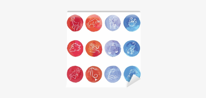 Watercolor Zodiac Signs, transparent png download