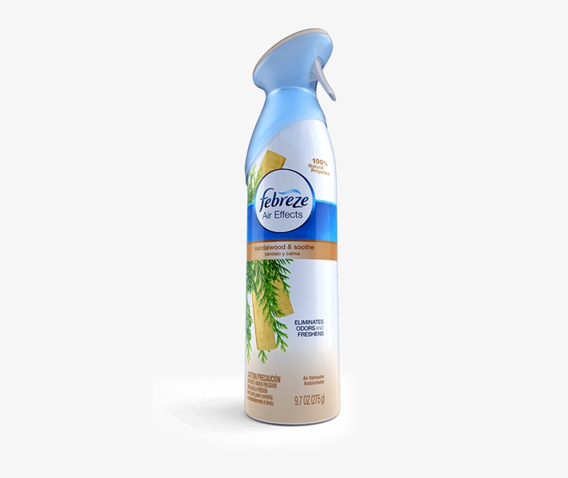 Air Effects Sandalwood & Soothe - Febreze Air Effects Linen, transparent png download