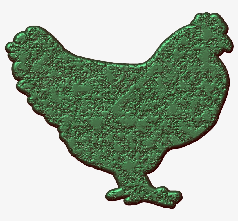 Green Hen Png 1024-800 - Chicken, transparent png download