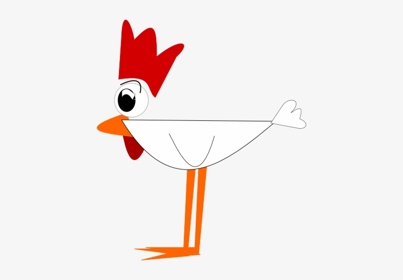 Hen - Funny Chicken Clip Art, transparent png download