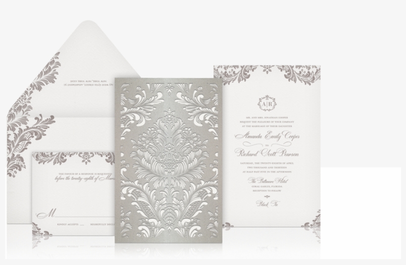 Winter Wedding Invitation Trends & Deals Natural Hair - Exclusive Wedding Cards Design, transparent png download