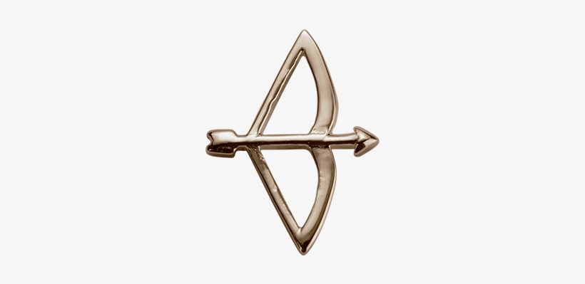 Rose Gold Bow & Arrow - Charm Bracelet, transparent png download