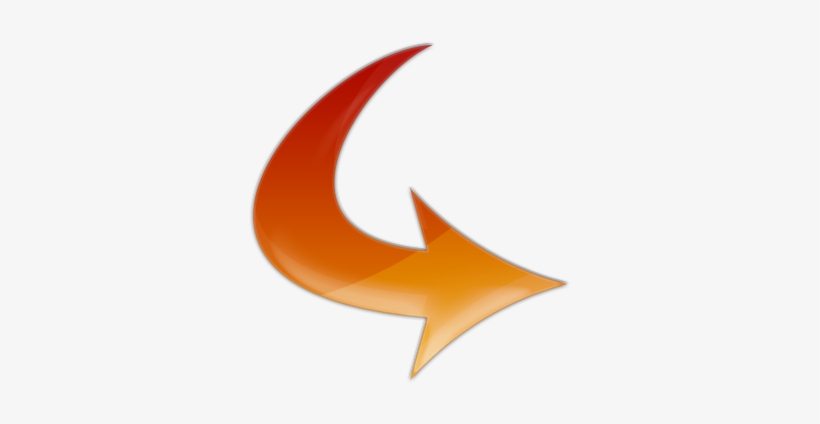 Orange Arrow Png Download - Crescent, transparent png download
