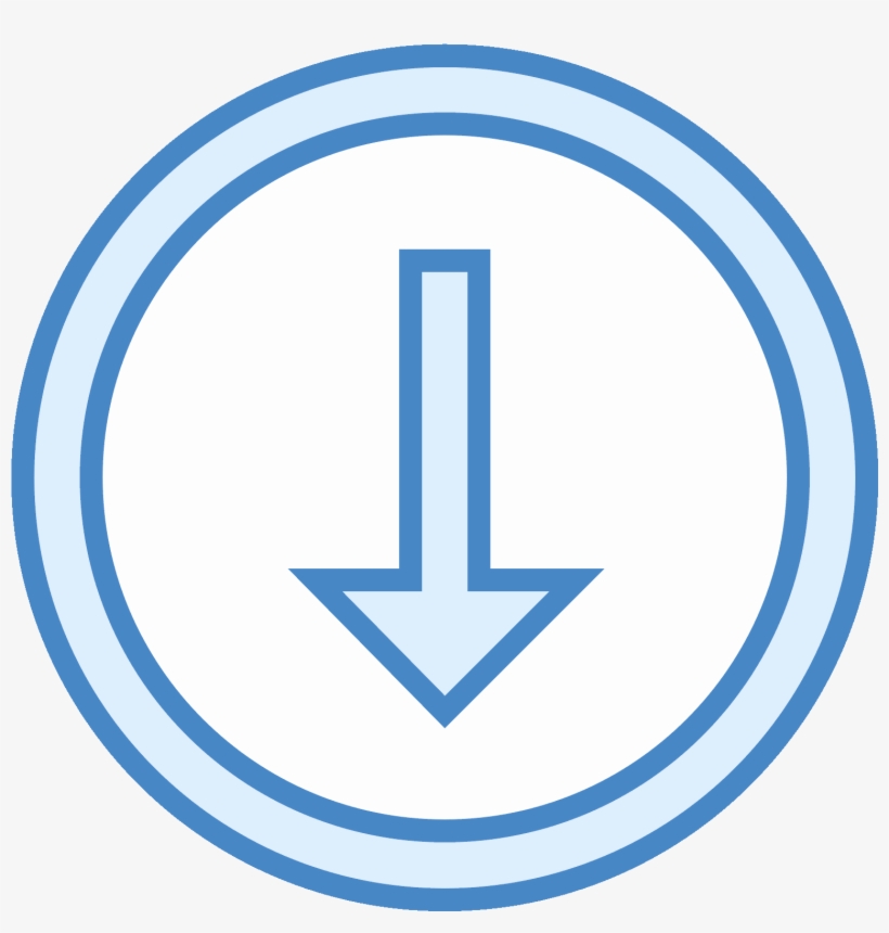 Flèche Bas Icon - Union Station, transparent png download