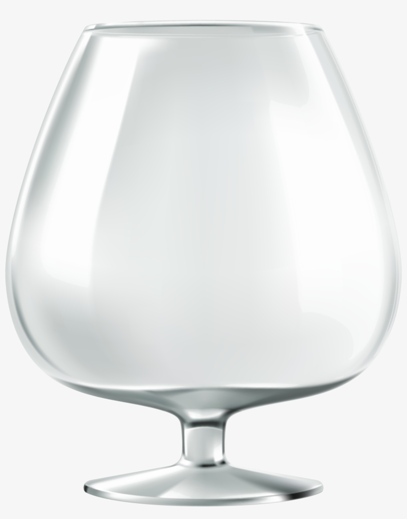 Empty Brandy Glass Png Clipart - Empty Glass Png Transparent, transparent png download