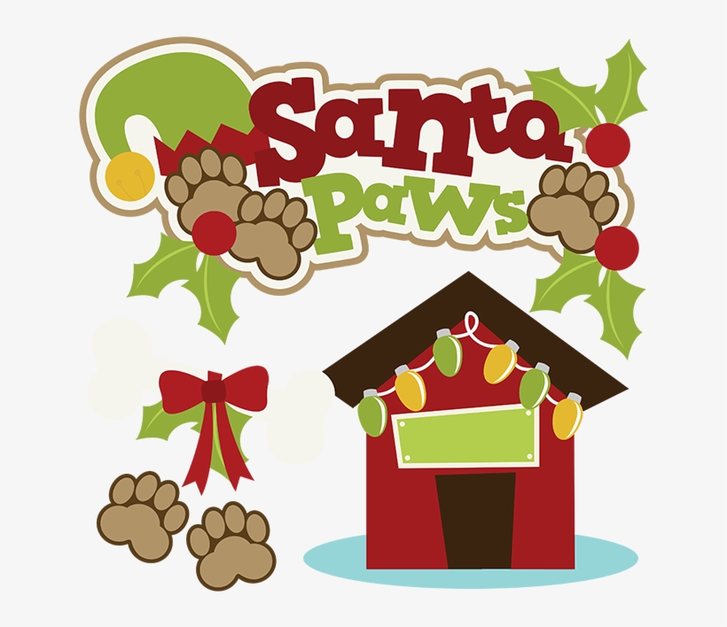 Merry Christmas From Santa Paws, transparent png download