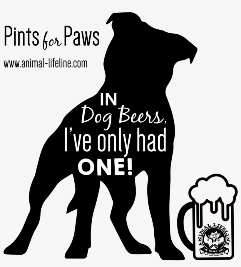 Dogbeers Logo-01 - Staffordshire Bull Terrier Silhouette, transparent png download