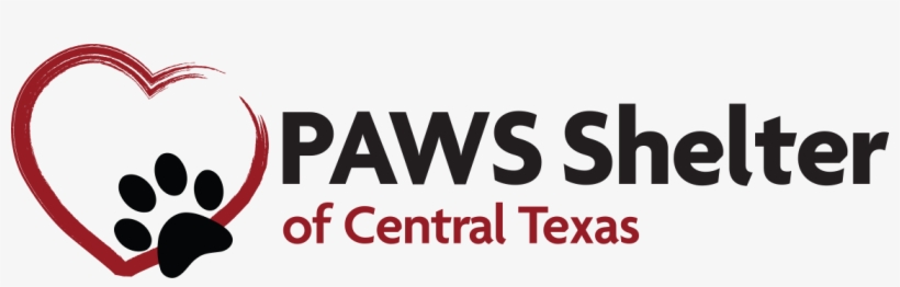 Cropped Cropped Cropped Paws Logorefresh Final Horizontal - Paws Shelter Of Central Texas, transparent png download