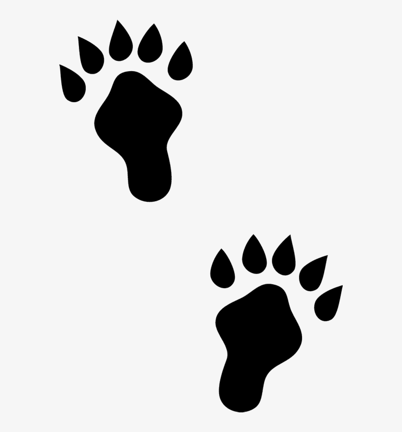 Otter Clipart Paws - Rubber Stamp, transparent png download