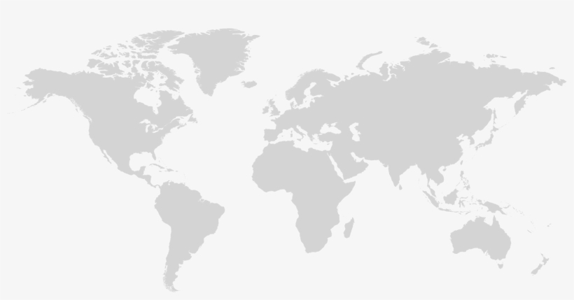 Map - World Map With South Africa, transparent png download