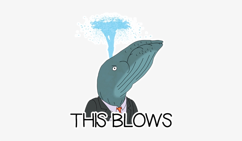 Bojack Horseman Is Netflix's First Animated Comedy - Humpback Whale, transparent png download