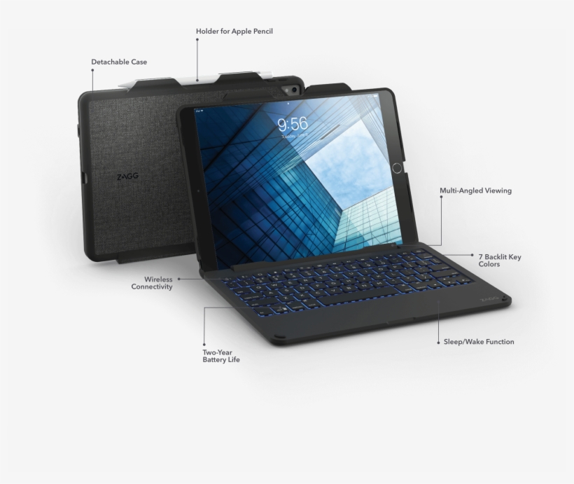 Product Overview Product Overview - Apple Ipad Pro 10.5 Keyboard, transparent png download