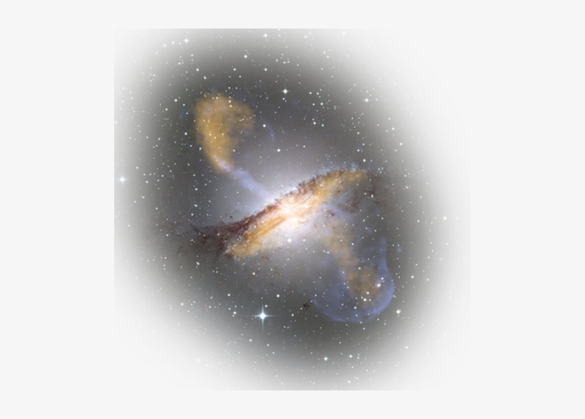 Two Galaxies Merged - Black Hole, transparent png download