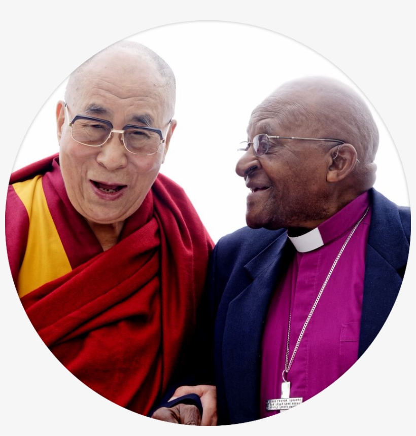 Dalai Lama Png High-quality Image - Archbishop Desmond Tutu And Dalai Lama, transparent png download