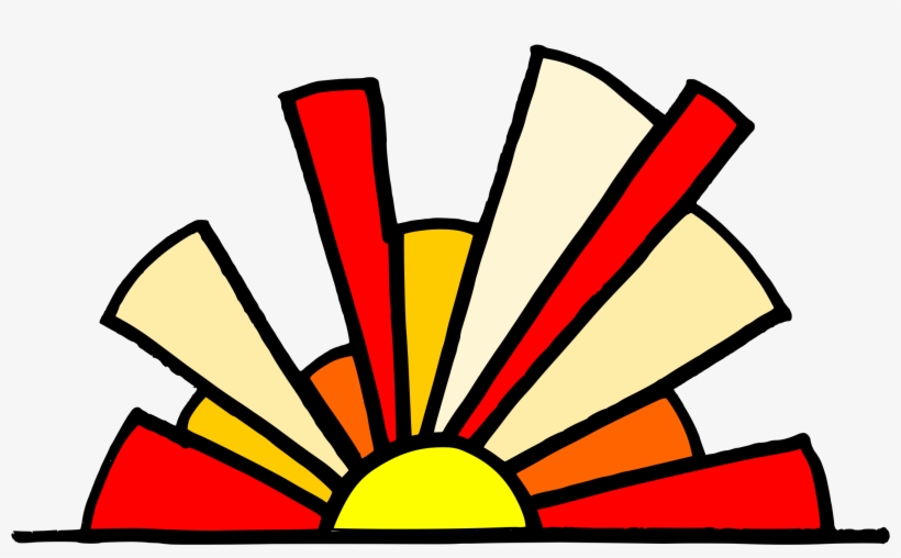 Clip Library Drawing Sunsets Marker - Sunset Clipart Png, transparent png download