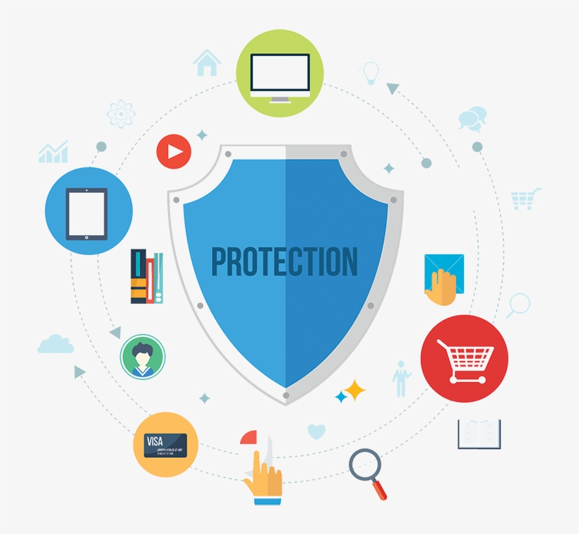 Security Shield Graphic - Network Security, transparent png download