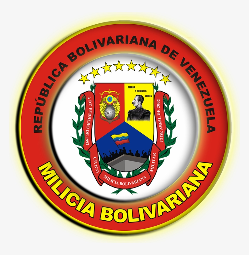 Seal Of The Venezuelan National Militia - Milicia Bolivariana, transparent png download