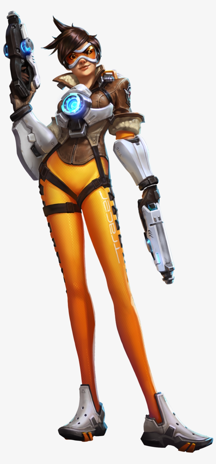 Tracer From Heroes Of The Storm - Overwatch Tracer Lena Oxton Cosplay Costume Custom, transparent png download