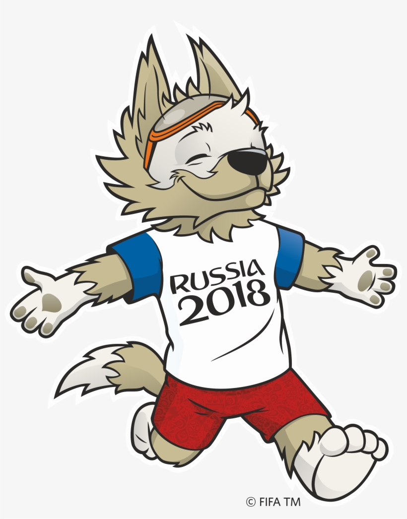 8 Fifa World Cup Logo Mascot Zabivaka Logo Fifa - Zabivaka 2018 Zabivaka Logo Png, transparent png download