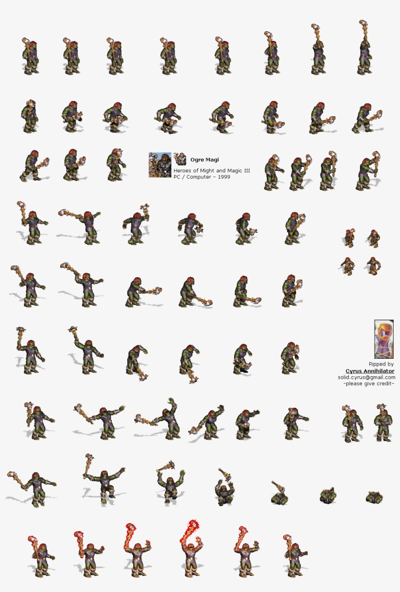 Click To View Full Size - Ogre Magi Heroes 3, transparent png download