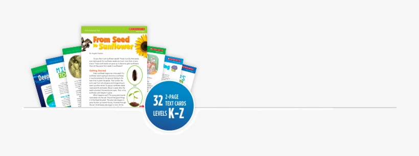 32 2 Page Text Cards Levels A N - Next Step Guided Reading Assessment Scholastic, transparent png download