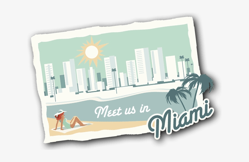 2015 Ata Conference - Illustrated Beach Postcard, transparent png download