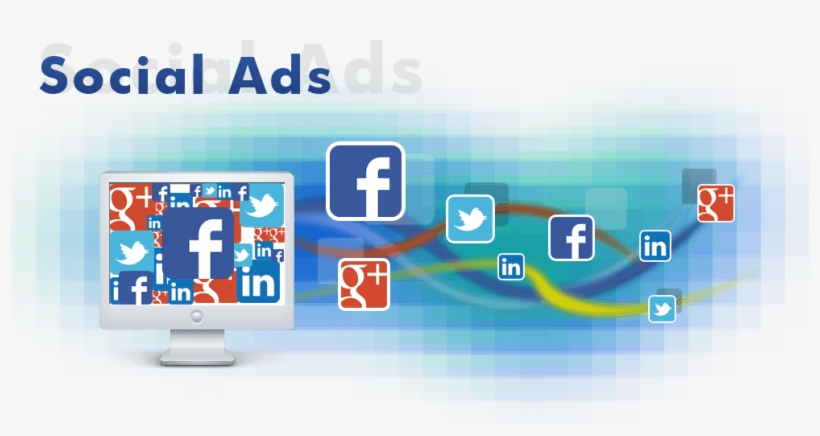 Social Media Advertising - Online Advertising Social Media, transparent png download