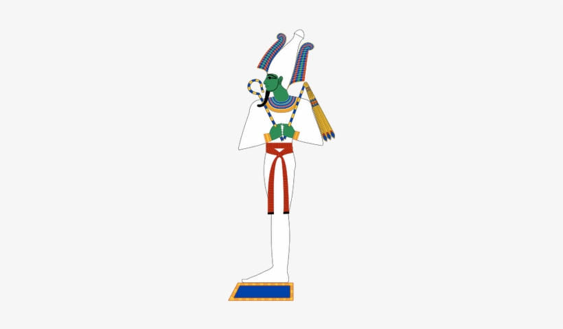Osiris - Osiris Egyptian Goddess, transparent png download