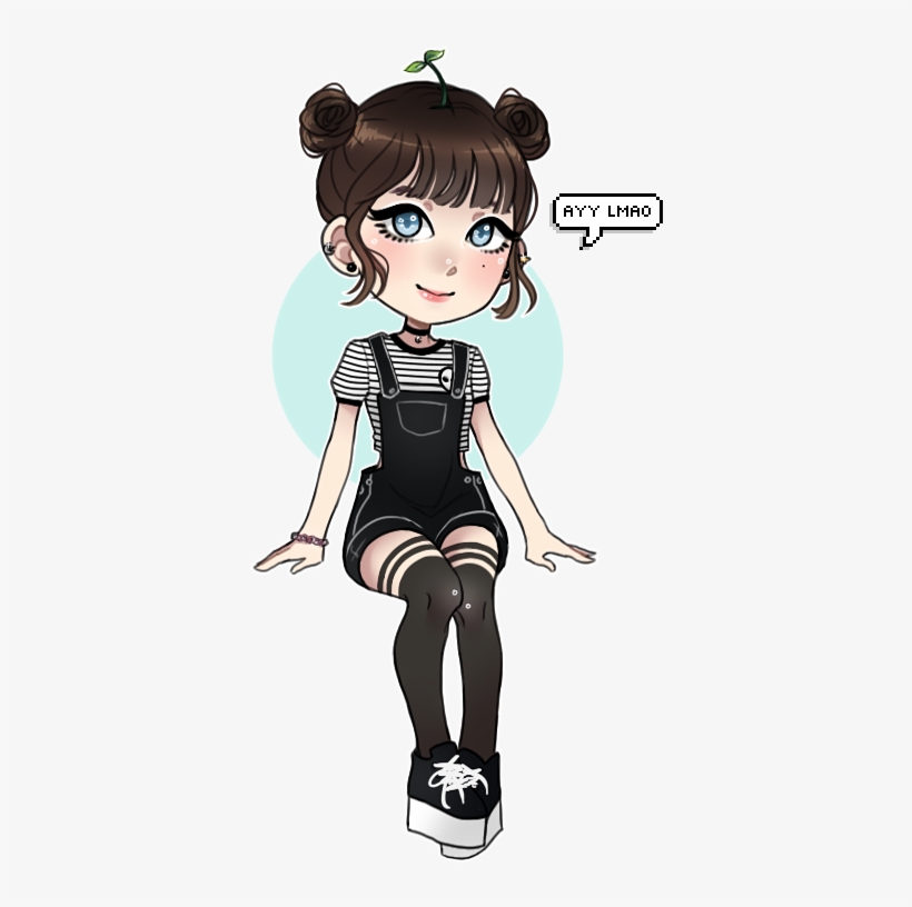 Ayy Lmao By Hyeoii - Anime, transparent png download