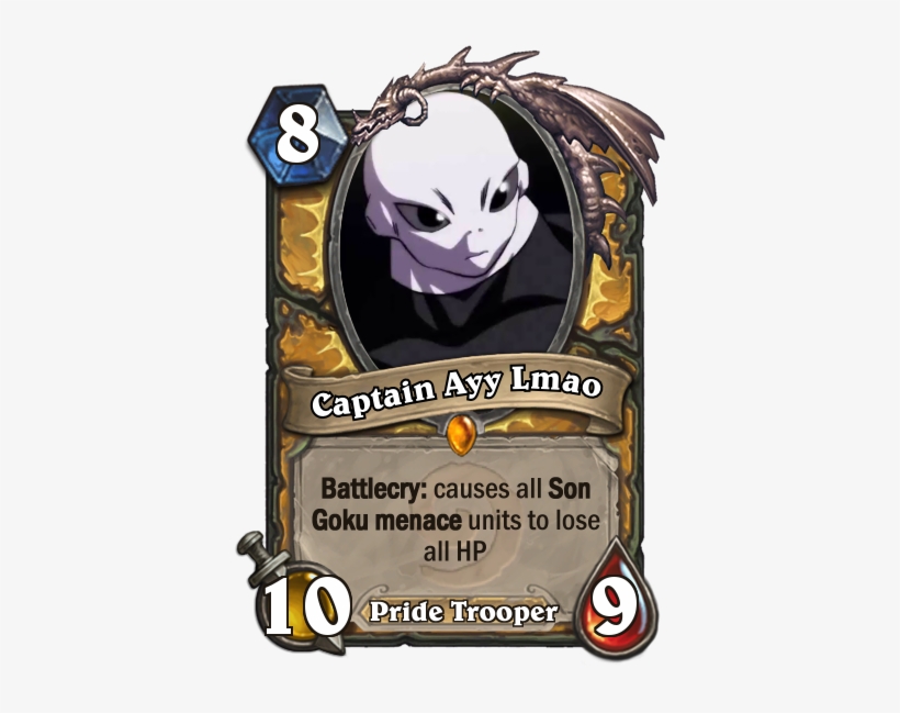 View Samegoogleiqdbsaucenao Captain Ayy Lmao Card , - Hearthstone Flame Leviathan, transparent png download