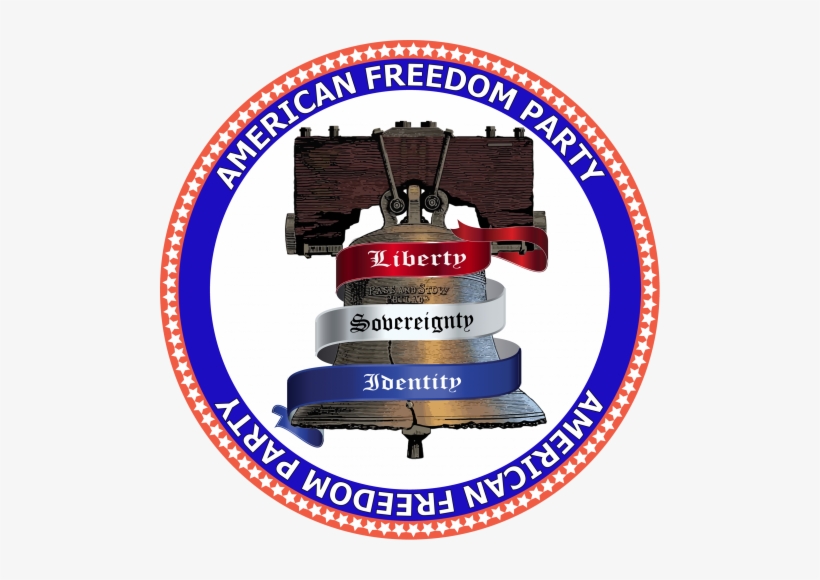Liberty Bell Logo Png - American Freedom Party, transparent png download