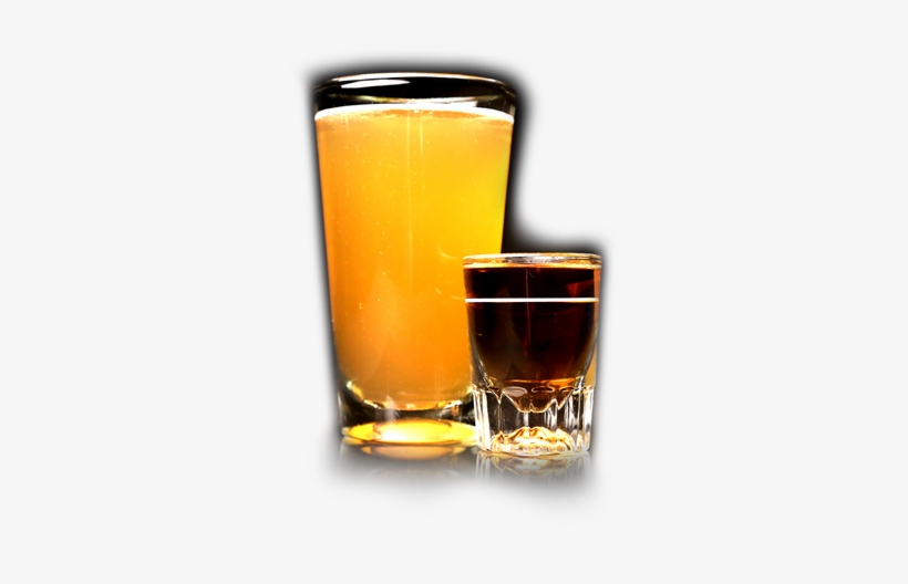 Whiskey Vector Transparent - Beer And A Shot Png, transparent png download