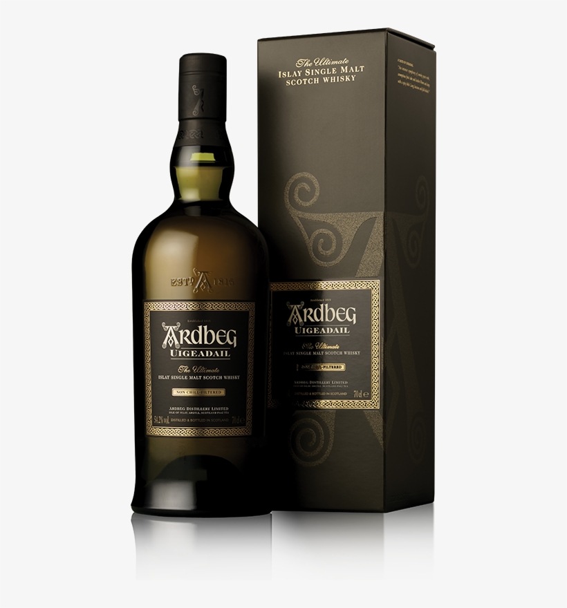 Ardbeg Uigeadail Bottle With Gift Box - Ardbeg Uigeadail, transparent png download
