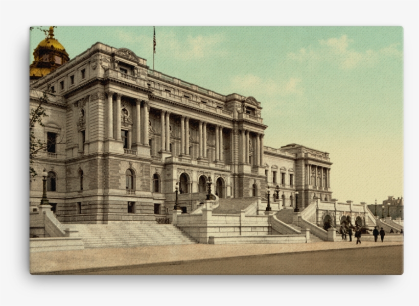 Library Of Congress, Thomas Jefferson Building Canvas, transparent png download