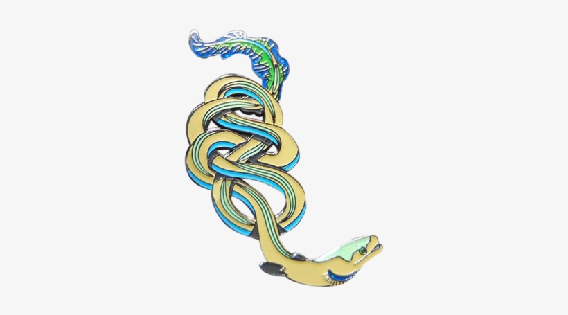 Knotted Eel Pin - Eel, transparent png download