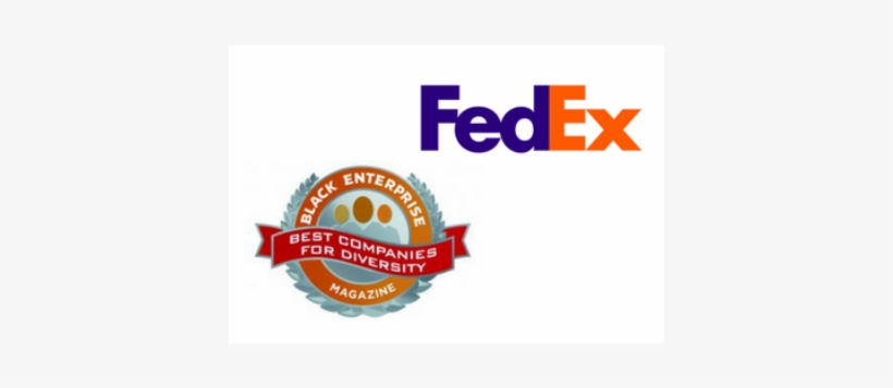 Fedex Named One Of Black Enterprise's Best Companies - Fedex Small Business Logo, transparent png download