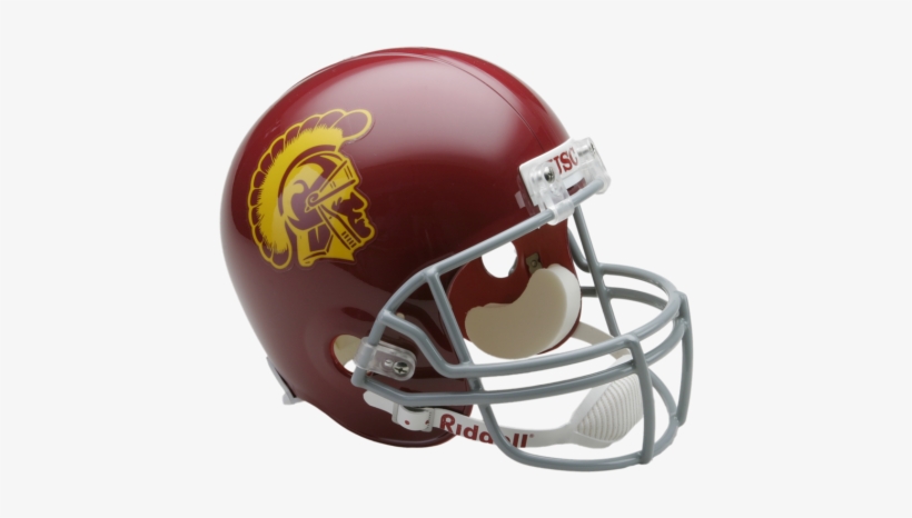 Usc Trojans Ncaa Replica Full Size Helmet - Washington Redskins Throwback Helmets, transparent png download