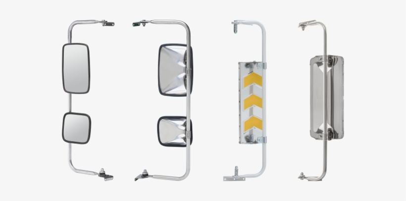 All Retrac Step Van Mirrors Come With First Surface, - Rear-view Mirror, transparent png download