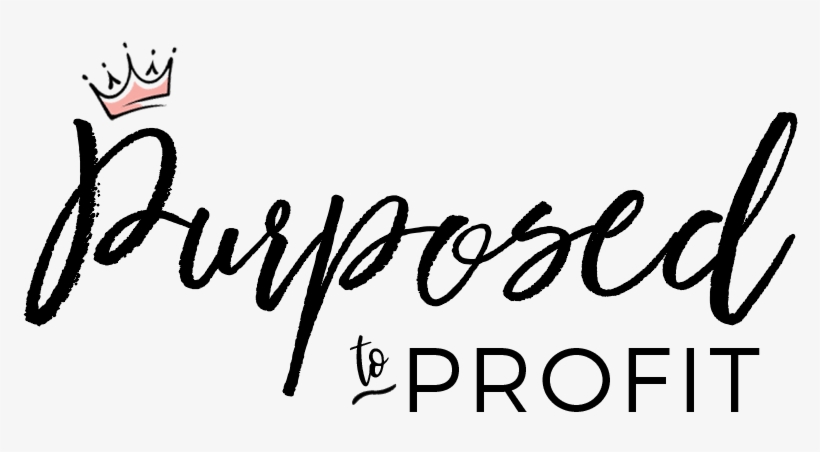 Purposed To Profit - Calligraphy, transparent png download