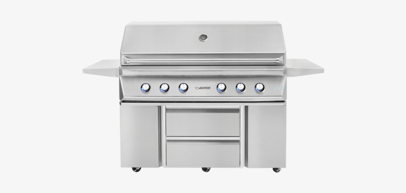 Portable Twin Eagles 54" Outdoor Gas Grill On A Cart - Twin Eagles Tegb54sd-b Door And Drawers Grill Base,, transparent png download