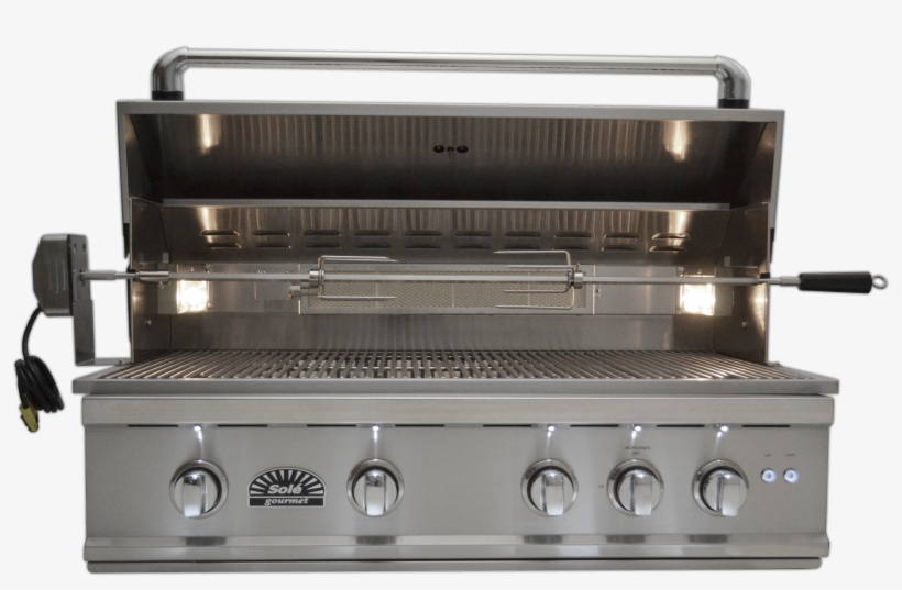 So381bqrtrl Open - Sole 38 Inch Luxury Tr Natural Gas Grill With Lights, transparent png download