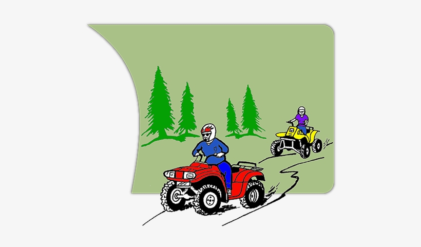 Over The Hills Gang Atv Club - Atv Trail Clip Art, transparent png download